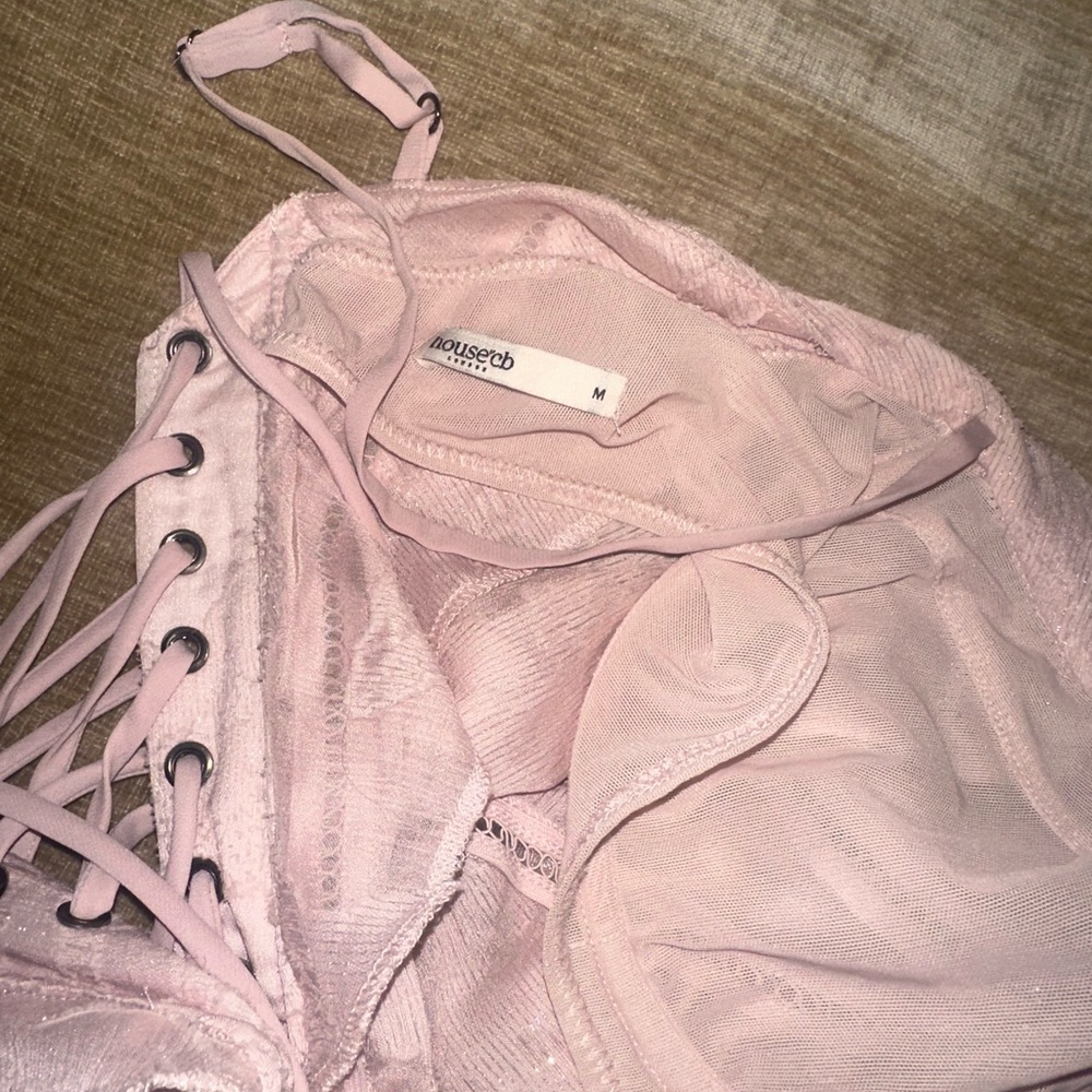 House of CB Pink Seren Dress - Picture 2 of 4